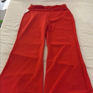 Discovery Red Wide Leg Pants